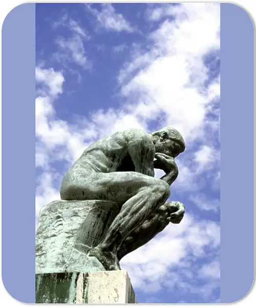 The Thinker by Rodin. 1906 Copyright: R. Sheridan  /  aA Collection
