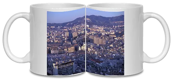 EU, France, Marseille, View from Notre Dame