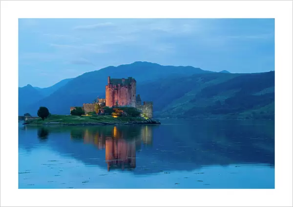 Beautiful Eileen Donan Castle in Western Dornie in Highlands os Scotland the most