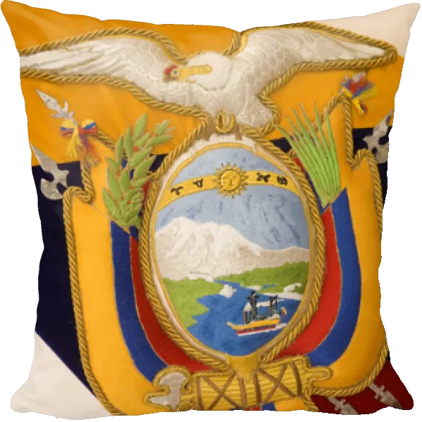 Flag of Ecuador, Cuenca, Ecuador, South America