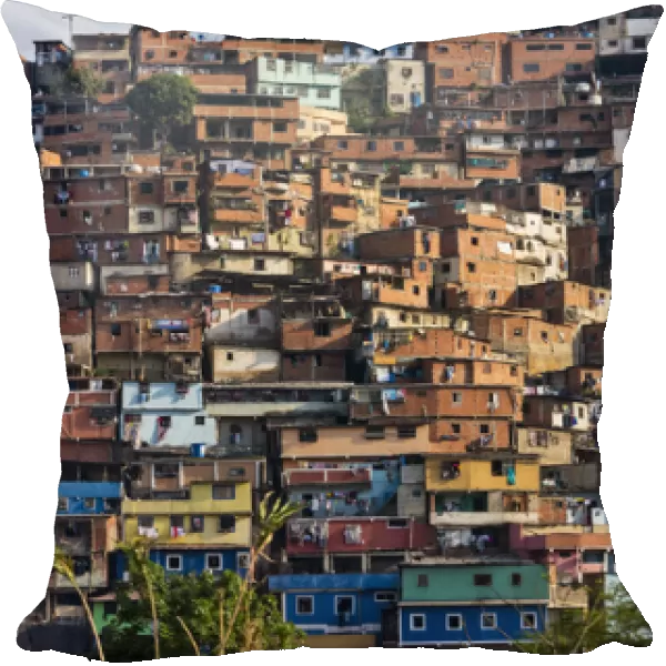 Barrios, slums of Caracas on the hillside, Caracas, Venezuela