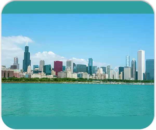 Skyline of Chicago, Illinois, USA
