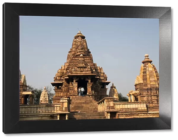 Asia, India, Khajuraho. Lakshmana Temple at Khajuraho