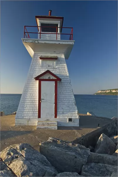 Canada, Ontario, Lions Head. Lighthouse on Georgian Bay