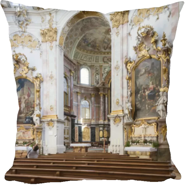Germany, Bavaria, Ettal, Kloster Ettal monastery, interior