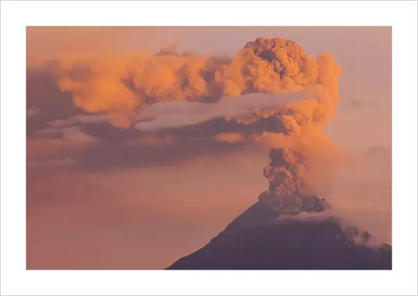 Tungurahua Active Volcano (5016m) Clouds of ash have been erupting for several years