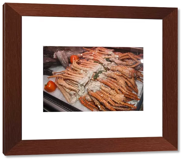 USA, Massachusetts, Boston, Boston Food and Restaurant Show, King crab legs