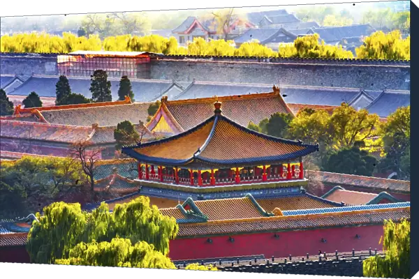 Blue Pavilion, Forbidden City, Beijing, China