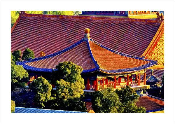 Blue Pavilion, Forbidden City, Gugong, Beijing, China