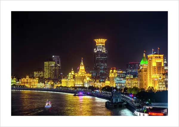 Bund, Shanghai, China. One of the most famous places in Shanghai and China