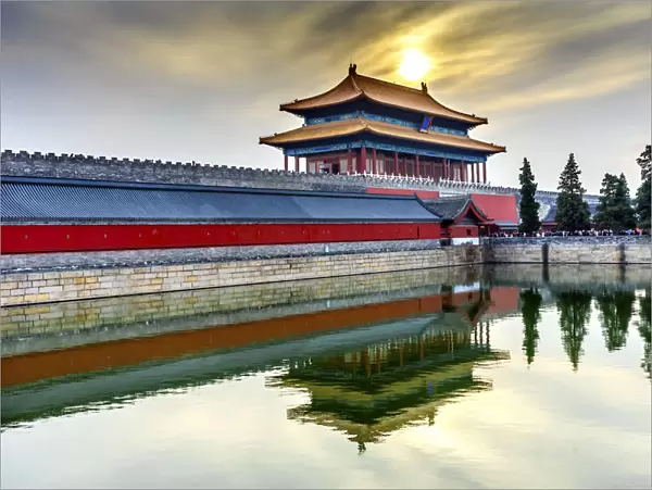 Rear Gate Heavenly Purity, Forbidden City moat, Beijing, China