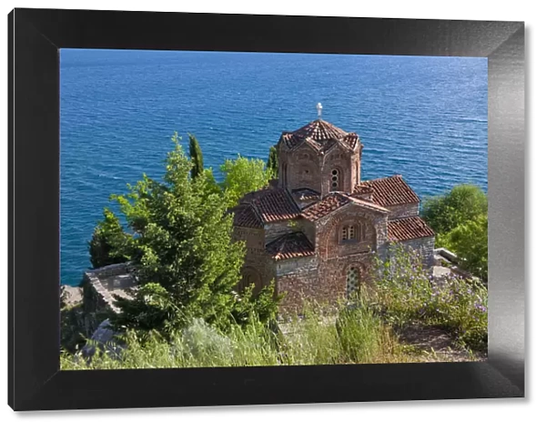 Church of St. John the Theologian at Kaneo on the shores of Lake Ohrid, Republic