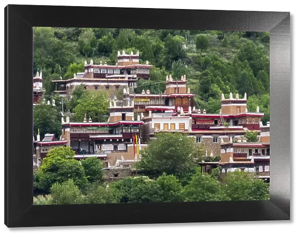 Tibetan village in the mountain, Jiaju, Danba County, Garze Tibetan Autonomous Prefecture