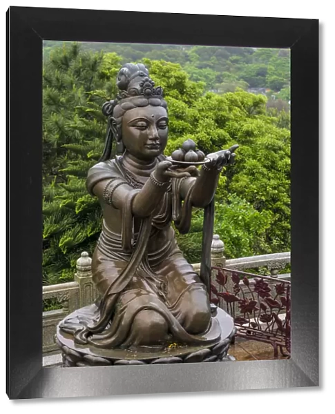 Tian Tan (Alter of heaven) The Big Buddha and Po Lin Monastery, Lantau Island, Hong Kong, China