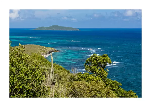 Point Udall with Buck Island in background, St. Croix, US Virgin Islands