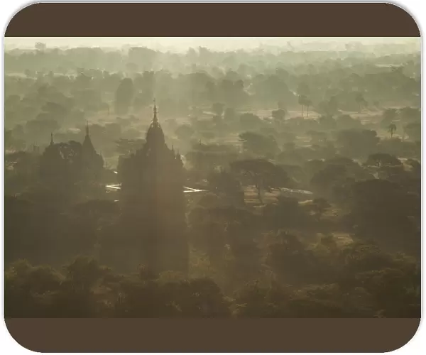 Morning view of the temples of Bagan, Myanmar