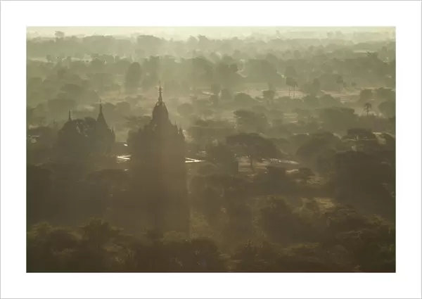 Morning view of the temples of Bagan, Myanmar
