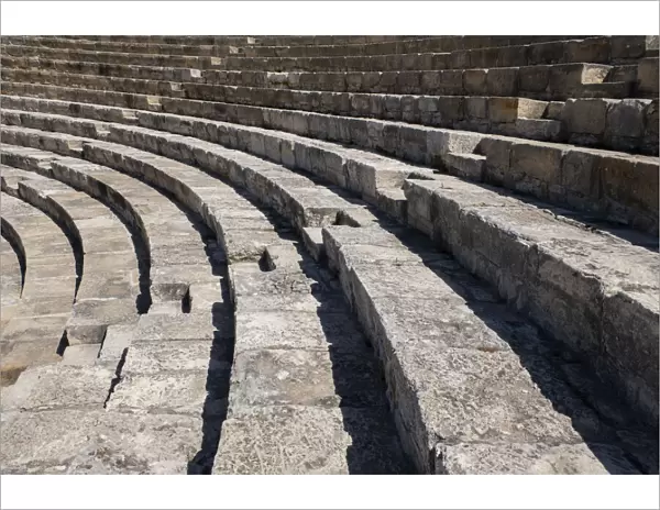 Cyprus, ancient archaeological site of Kourion. The Theatre, circa 2nd century BC