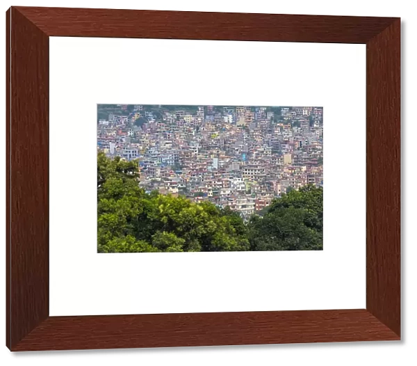 Cityscape of Kathmandu in Kathmandu Valley, Nepal