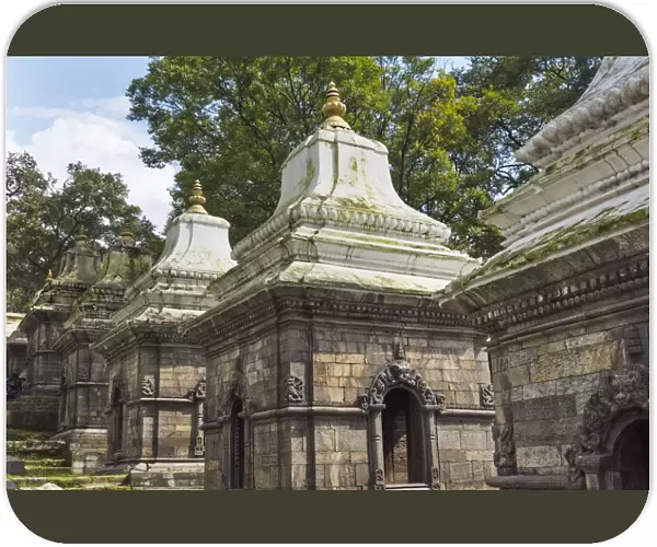 Pagodas in Pashupatinath Temple, UNESCO World Heritage site