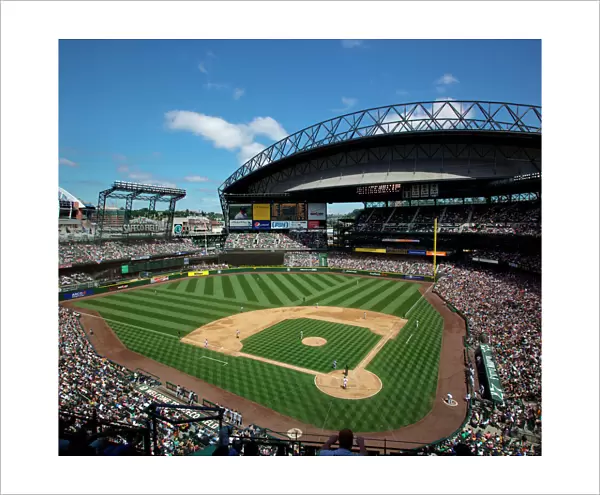 WA, Seattle, Safeco Field, Mariners baseball game