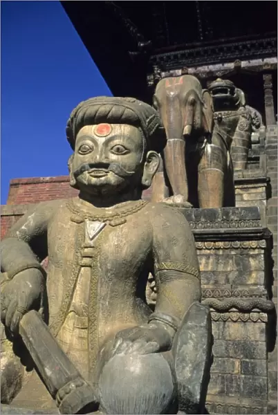 Asia, Nepal, Bhaktapur. Bhaktapur Temple