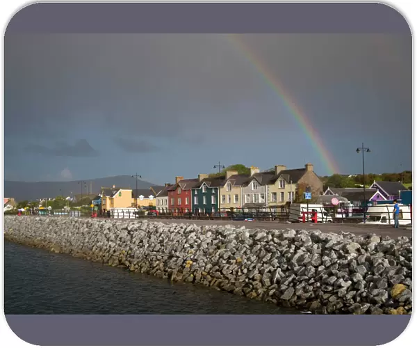 Dingle Waterfront, Dingle, Ireland, Houses, Rainbow