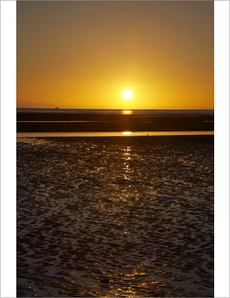 Sunrise, Collingwood Beach, Golden Bay, Nelson Region, South Island, New Zealand
