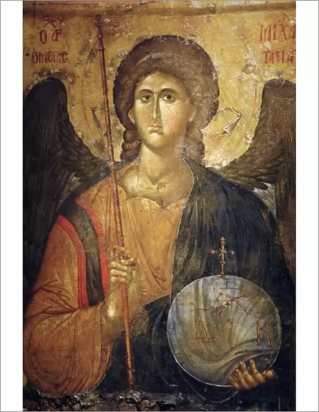 Byzantine Art. Greece. icon with Saint Michael Archangel by workshop Constantinople