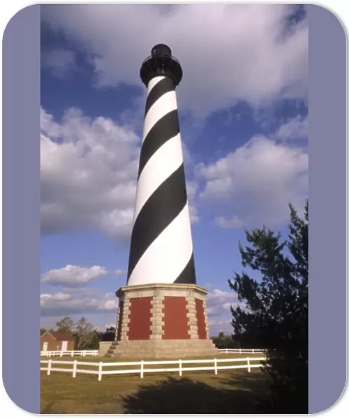 Famous Cape Hatteras Lighthouse the tallest in North America in its new location