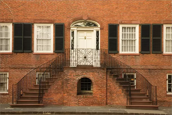 USA; Georgia; Savannah. The Historic Davenport House Museum in Savannah