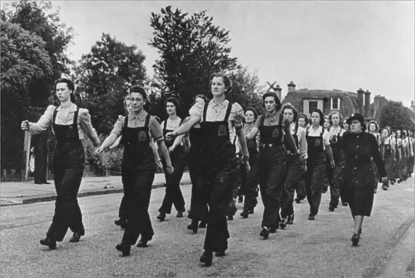 AFS women training, Highgate, London, WW2
