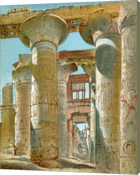 Great temple at Karnak, site of Egyptian Thebes