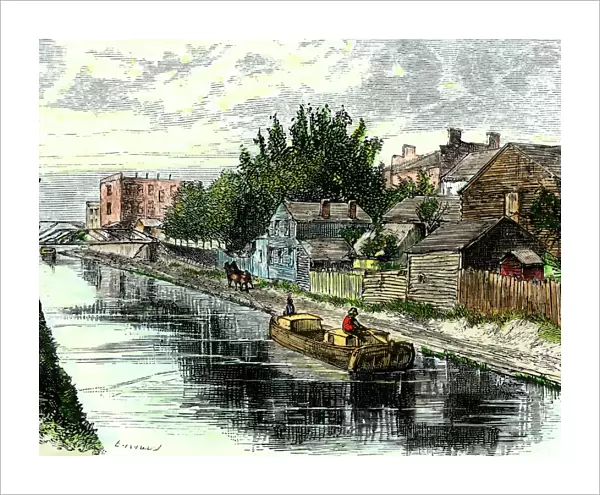 Erie Canal at Schenedtady, New York