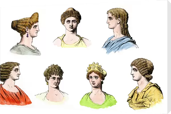 Hair styles of Roman ladies