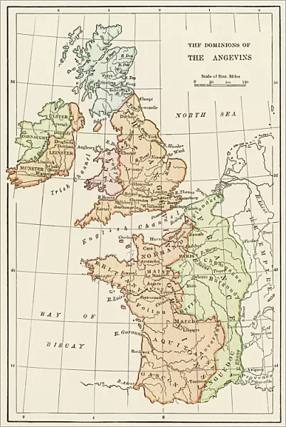 Angevin kings holdings in France and Britain