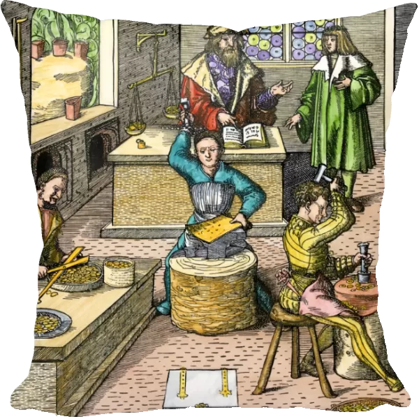 Making coins in the Middle Ages