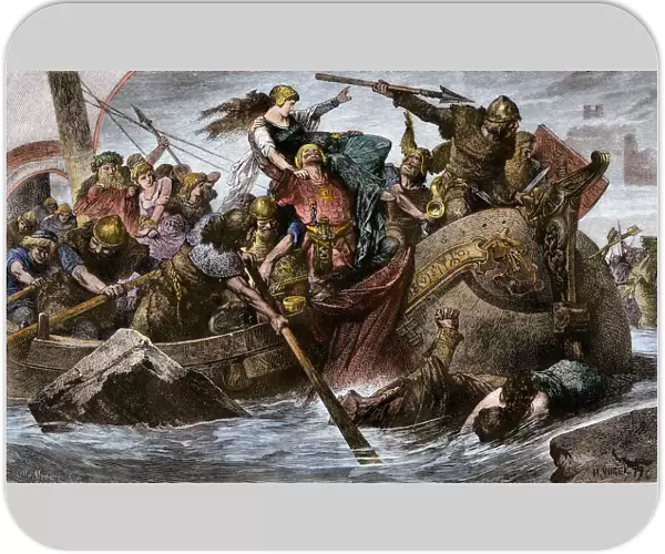 Viking raid under Olaf I