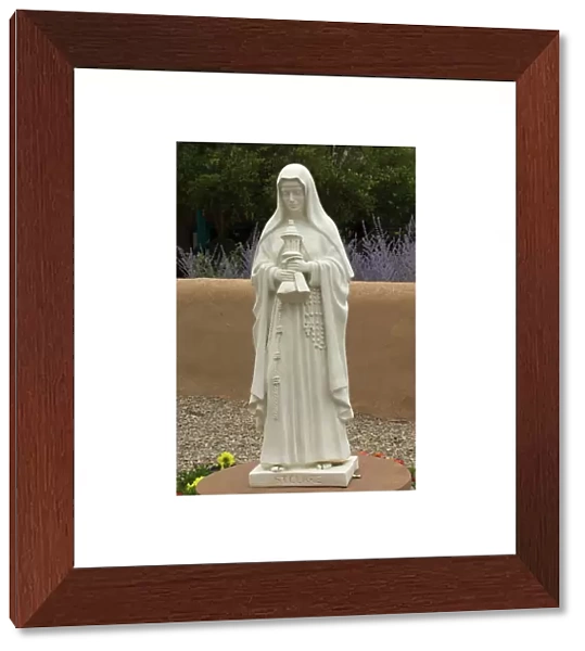 Saint Clare statue
