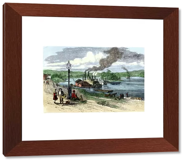 Marietta on the Ohio River, 1870s