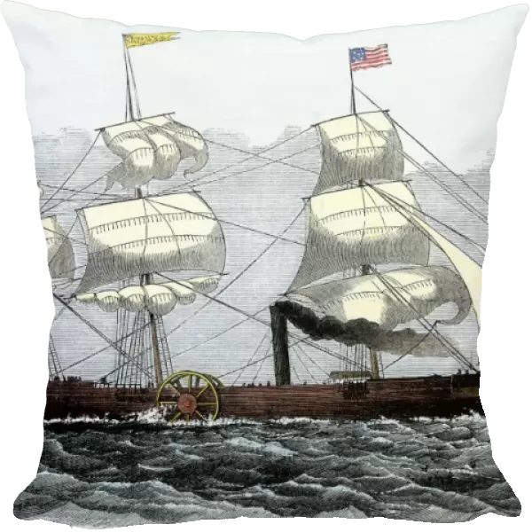First Atlantic crossing by steamship, 1819