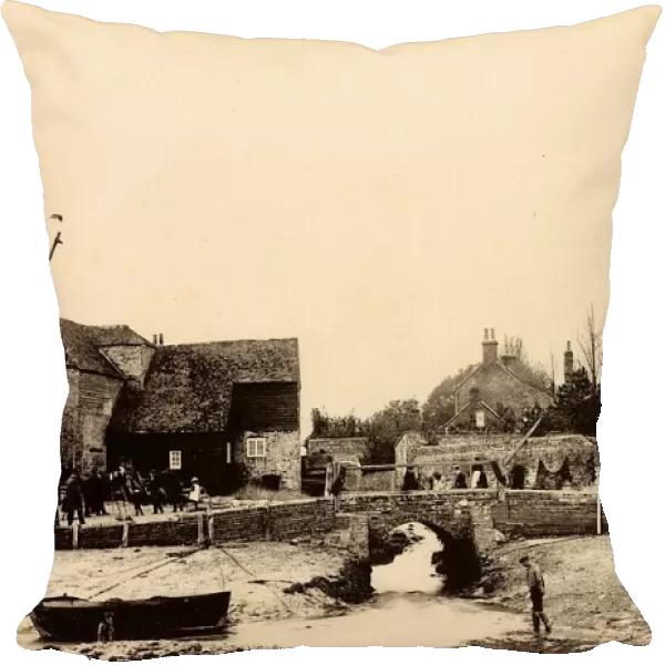 A view of Bosham Harbour and its buildings, 18 May 1891