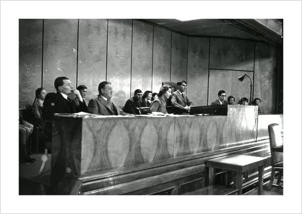 Council Chamber, County Hall, Chichester, 1950