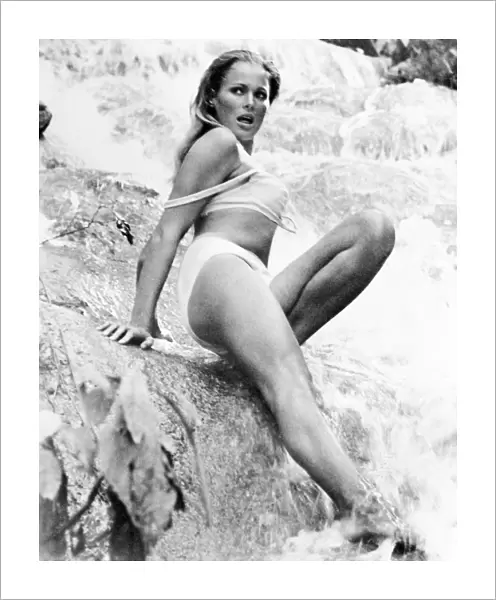 Swiss film actress. Film still from Dr. No, 1962