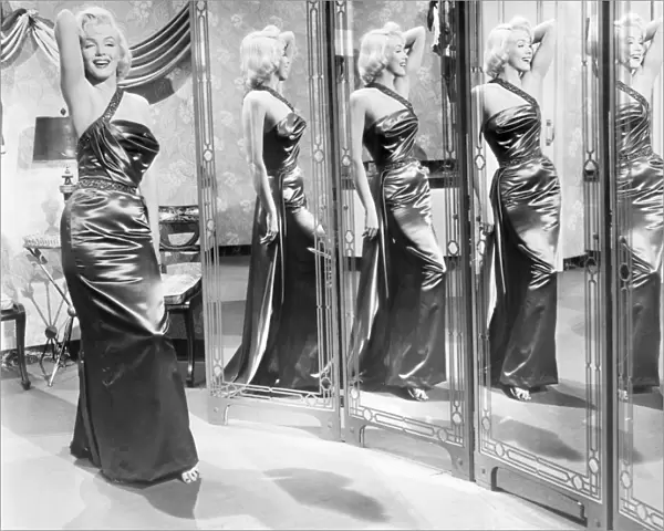 American cinema actress. In a scene from How to Marry A Millionaire, 1953