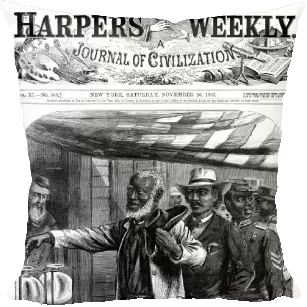 HARPERs WEEKLY, 1867. The First Vote