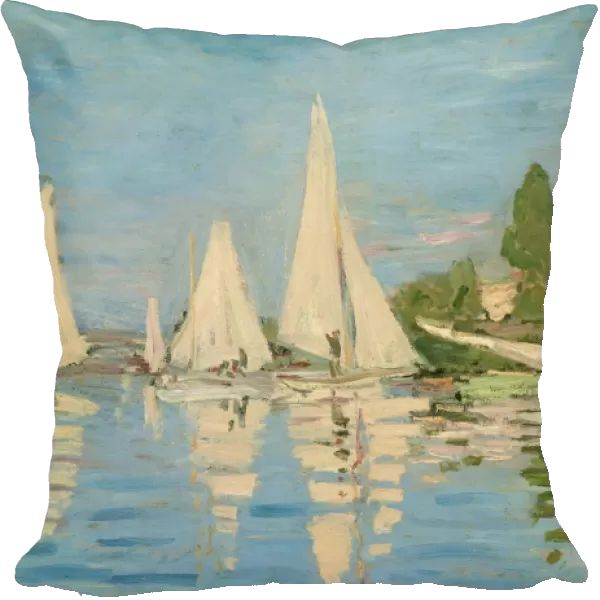 MONET: REGATTAS, C1872. Regates a Argenteuil. Oil on canvas, Claude Monet, c1872