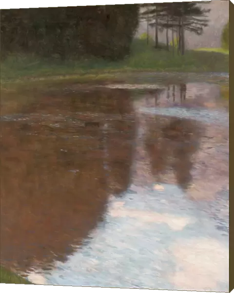 KLIMT: TRANQUIL POND, 1899. Tranquil Pond (Egelsee near Golling, Salzburg). Oil on canvas