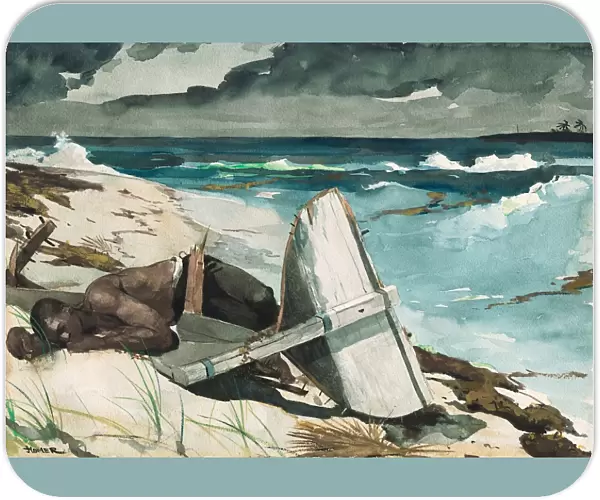 HOMER: BAHAMAS, 1899. After the Hurricane, Bahamas. Watercolor and graphite on paper