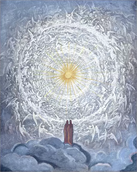 DANTEs PARADISE: EMPYREAN. Beatrice leads Dante into the Empyrean, or highest level of heaven